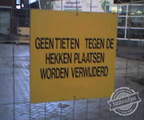 "Wie wil er een gratis borstverkleining?"