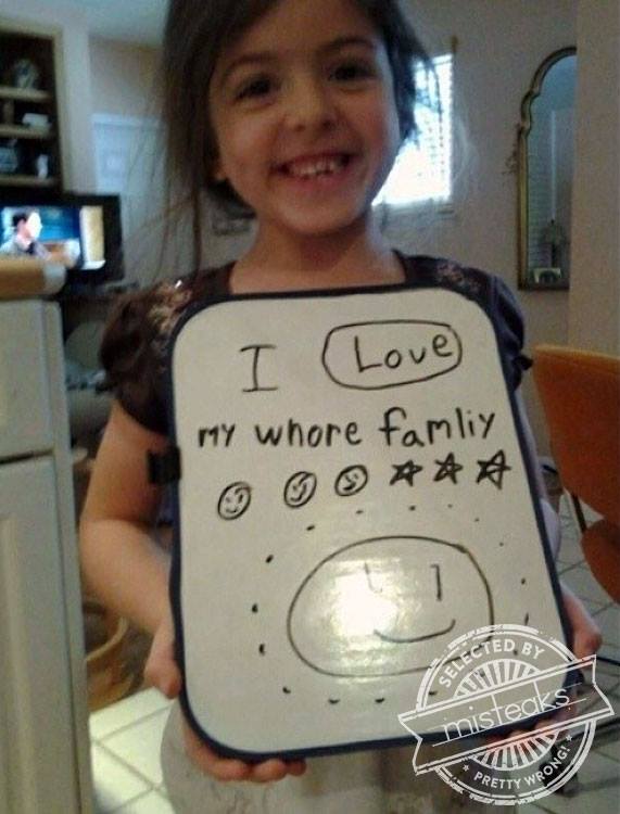 Kids say the darndest things.