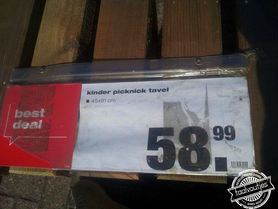 Daar kunnen ze gezellig aan keuvelen. Of was het keufelen?