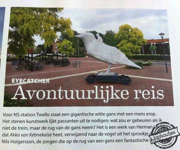 Welke domme gans heeft dit bedacht?