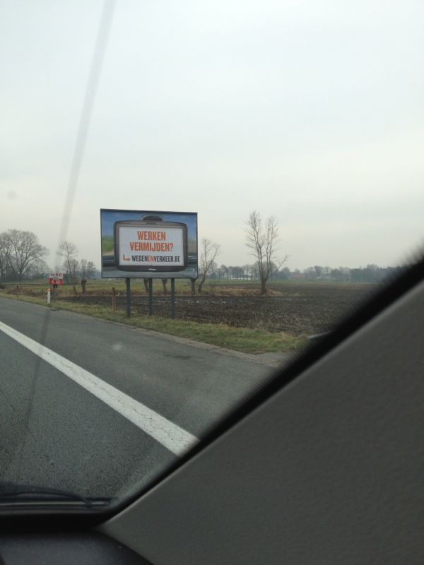 Ik doe niets anders de hele dag!