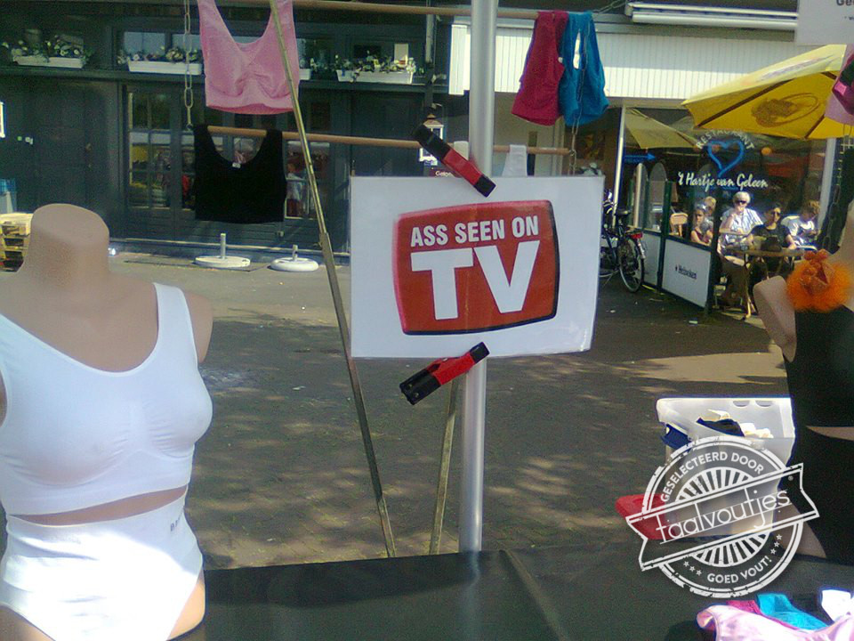 Hopelijk was het wel een lekker kontje ...