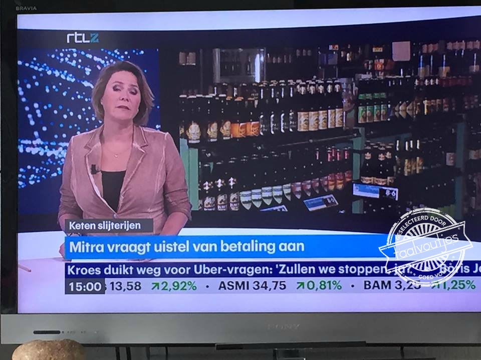 Het is om te huilen.