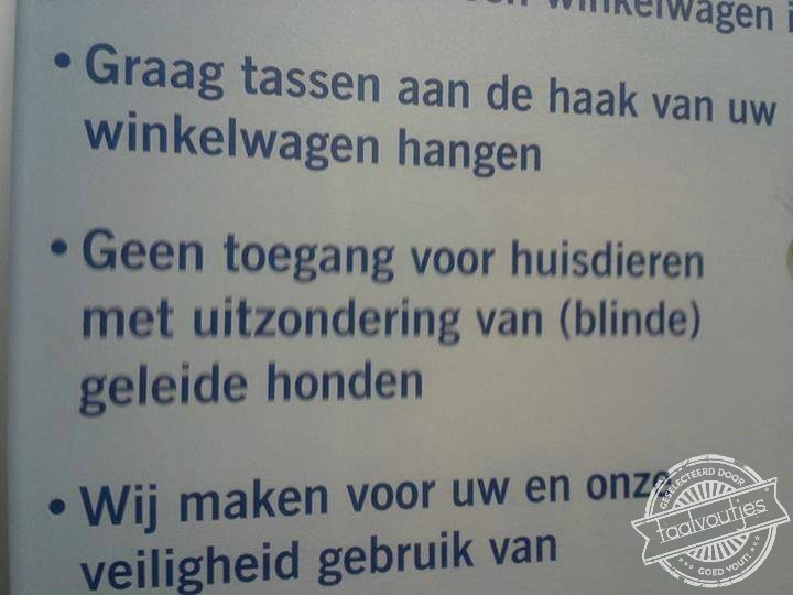 Maar wie begeleidt die honden dan?