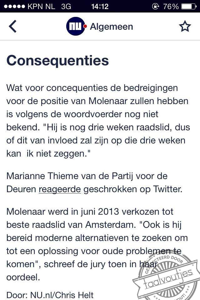 Wel heel benieuwd naar het verkiezingsprogramma