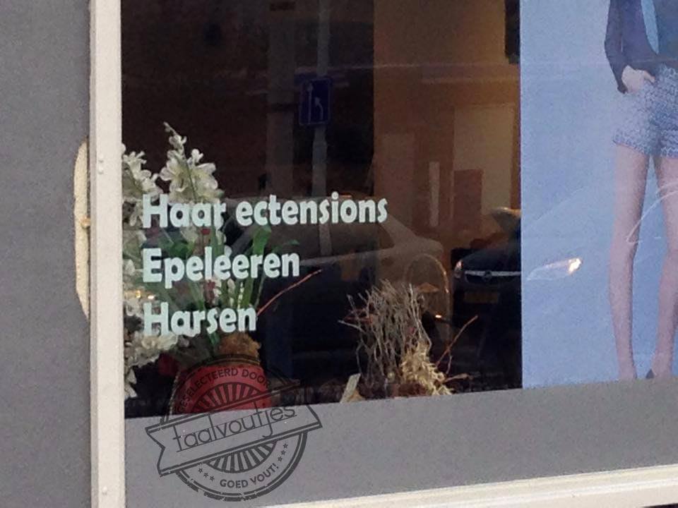 "Hallo, kan ik hier mijn ectensions laten epeleeren?"