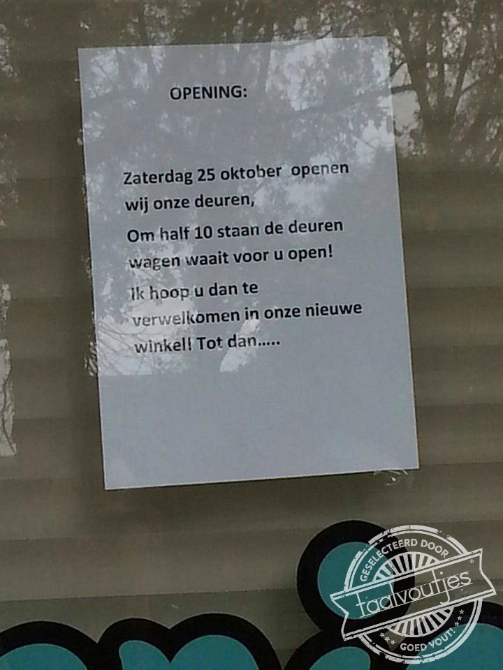 En nu maar hopen dat het niet te hard zal tochten.