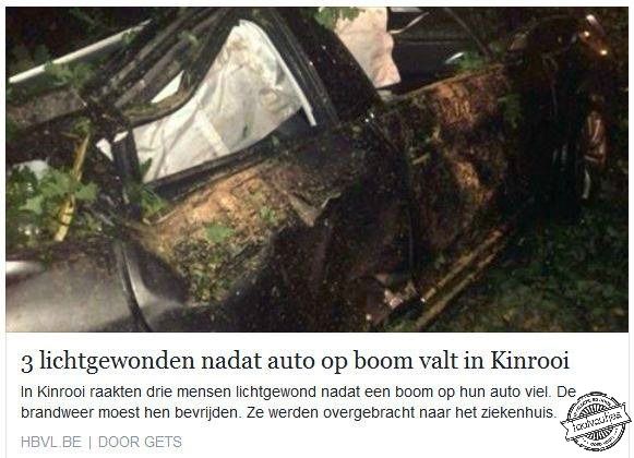 De noodlanding liep gelukkig goed af.