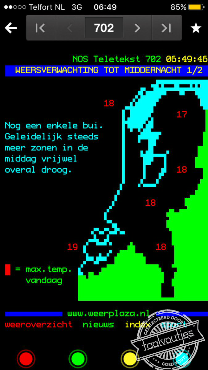 Je hoeft 's middags hun luier niet te verschonen.