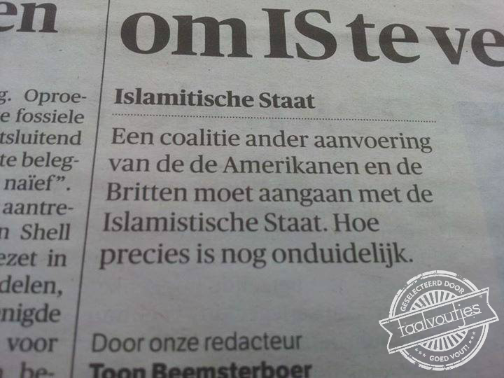 Dat is niet het enige onduidelijke ...