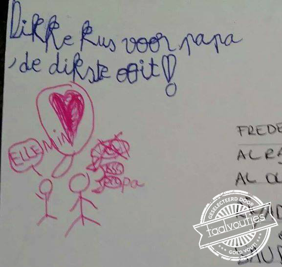 Nietes, míjn vader is de dikste