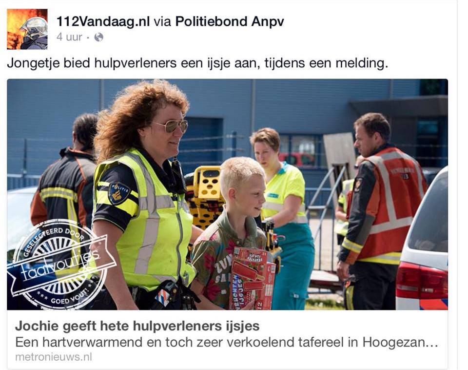 Die casanova is er vroeg bij.