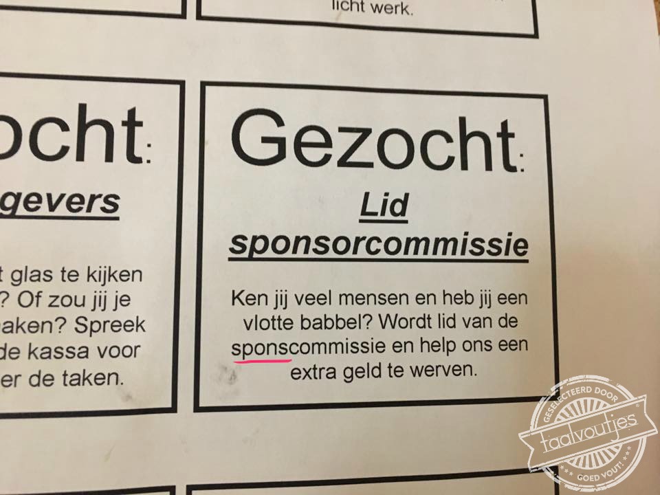 We zoeken ook nog schoonmakers.