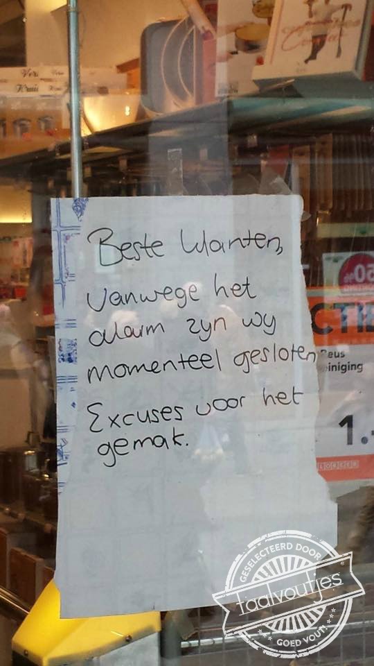 Ongemak dient de mens.