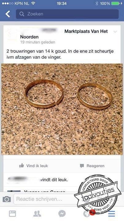 Bloed zelf nog even verwijderen.