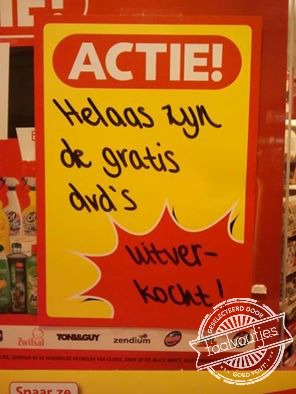 Ze waren namelijk heel goedkoop ...