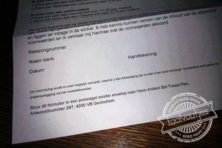 Fijn, dat scheelt weer een envelop!