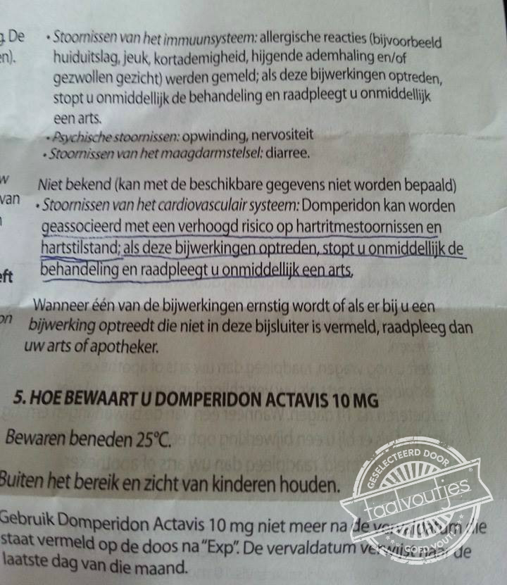 Dat zal dan wel lastig worden ...