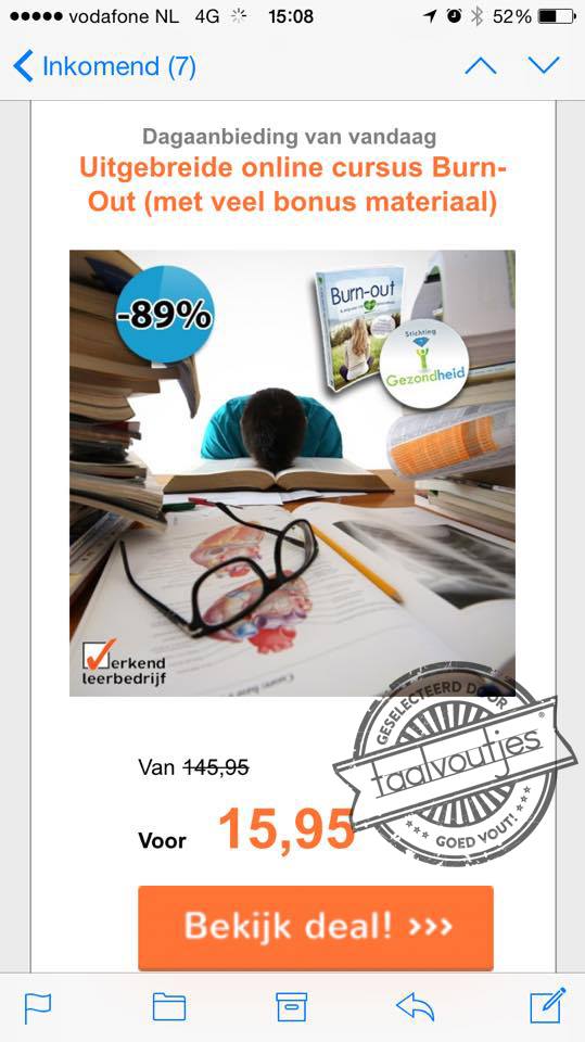 Nu met gratis depressie.