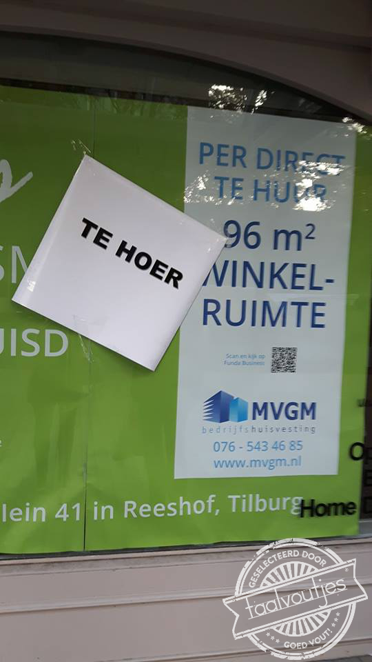 Het is wel duidelijk wat daar in de etalage stond.