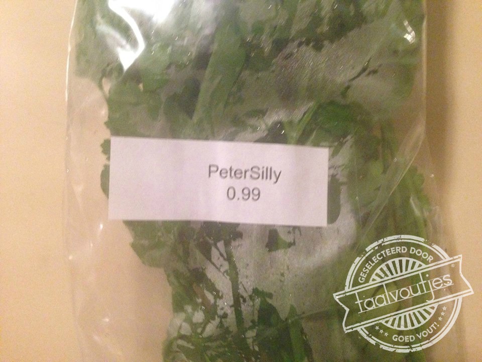 Gekke kerel, die Peter.