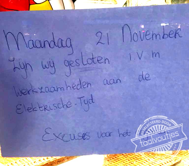 De klok verzetten duurt nu eenmaal even.