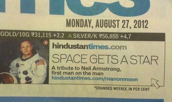 Armstrong was niet alleen de eerste man op aarde, maar ook de eerste homo!