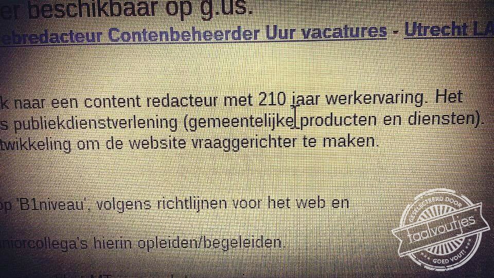 Ze worden ook steeds veeleisender.