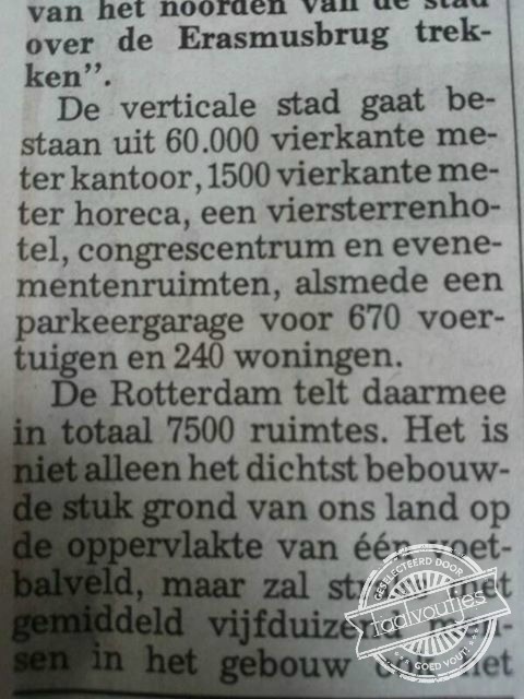 "Wáár woont u?" "Op parkeerdek C, rechts van de betaalautomaat."