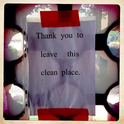 Het is blinkend schoon, dus wegwezen!