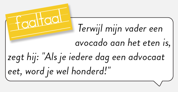 Ligt wel wat zwaar op de maag, denk ik.