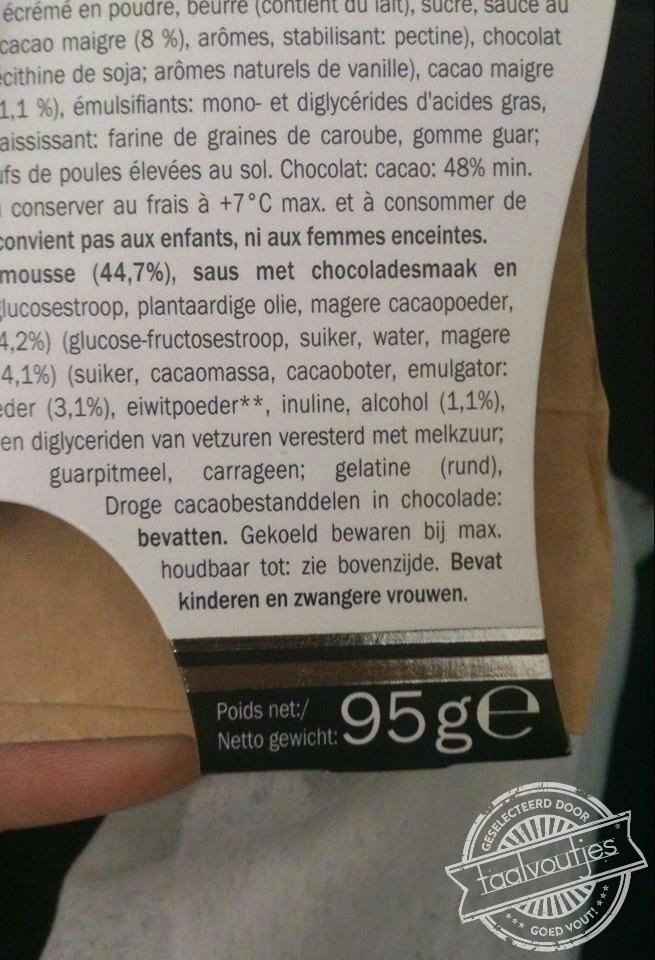 Oh, jammer, daar ben ik allergisch voor.