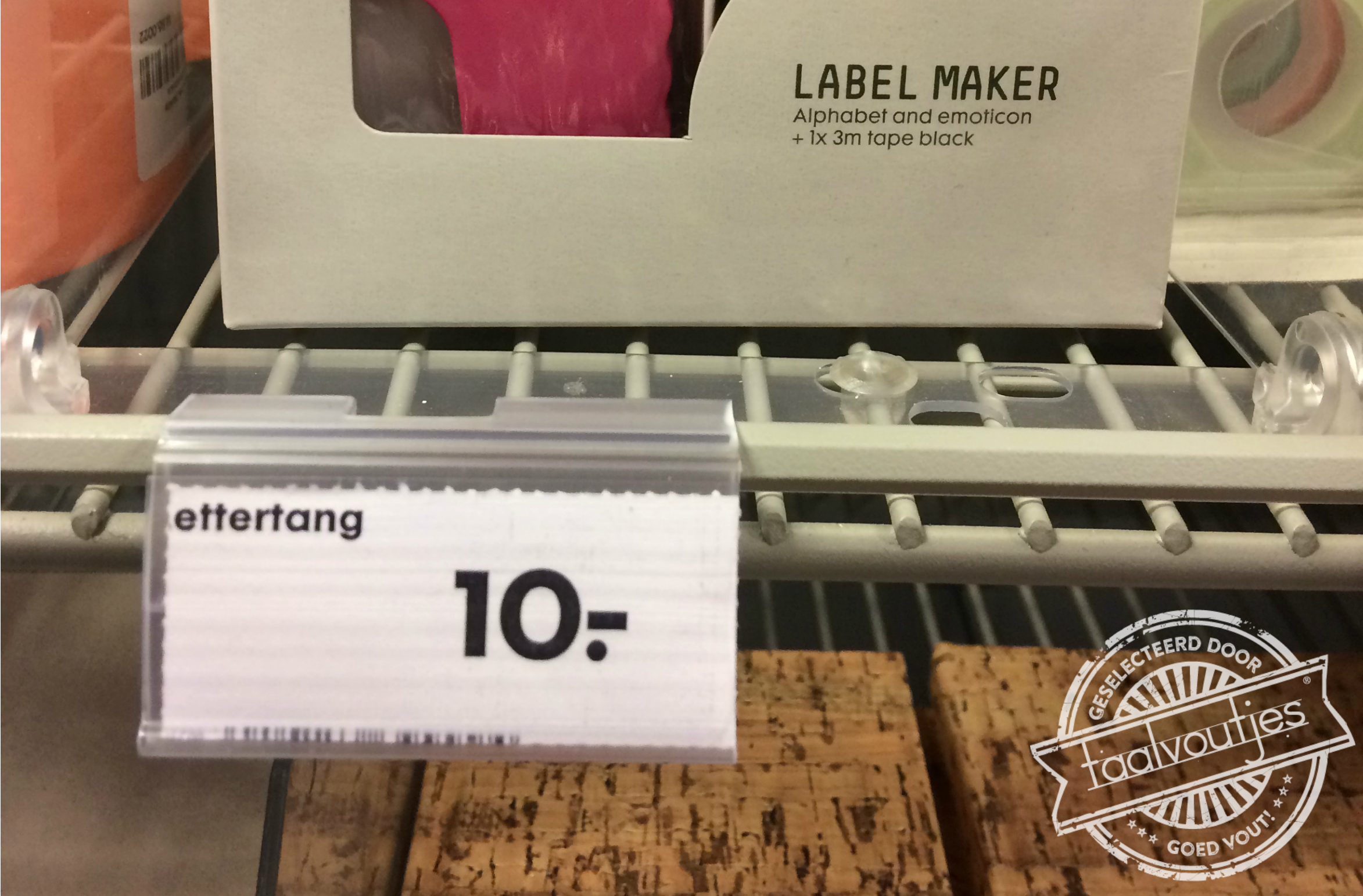 Voor een corrigerend kneepje.