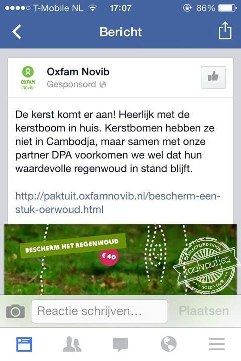 Zal weinig regenwoud overblijven dan.