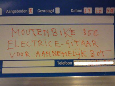 Eerst maar even langs de slager dan