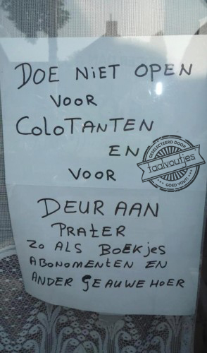 Arme colotanten...
