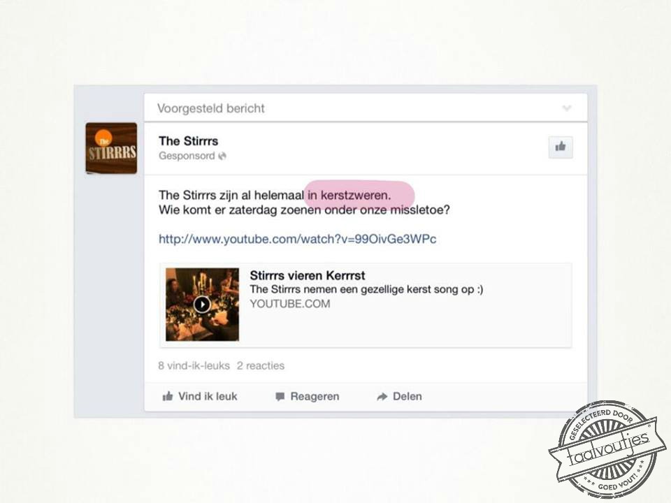 Wie kaarsjes in de boom brandt, moet op de blaren zitten.