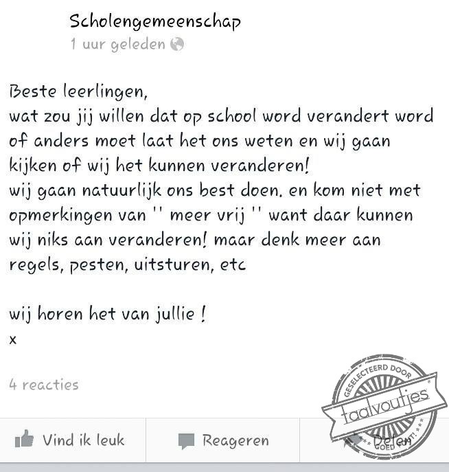 Meer Nederlandse les?