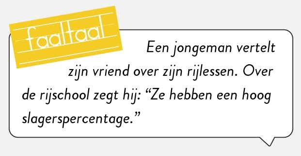 Daar wil je niet in de achterbak kijken.