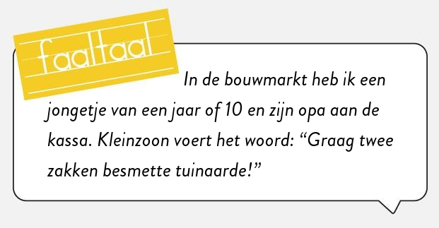 Dat is niet erg biologisch.