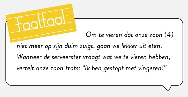 Die is bij de pinken.