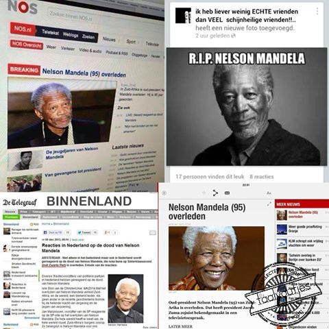 Je zou denken dat je bij zo'n belangrijke gebeurtenis je foto's en teksten toch nog eens minutieus nakijkt.