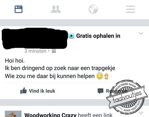 Misschien bij de plaatselijke voetbalclub?