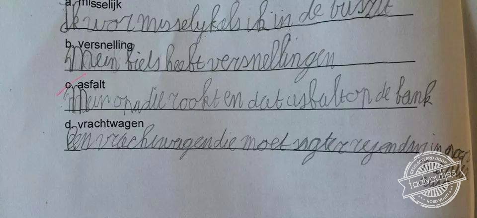 Hopelijk ruimt opa zijn as wel weer op.