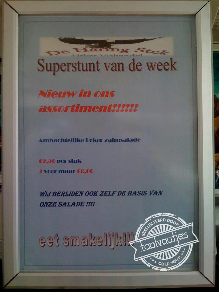 Dan weet je waar die zadelsmaak vandaan komt.