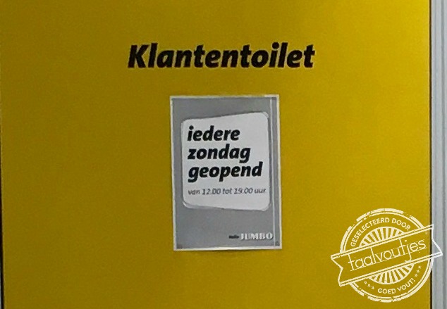 Voor kleine en grote boodschappen.