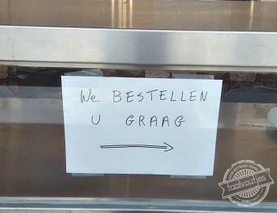 Als u me dan maar weer netjes retourneert.