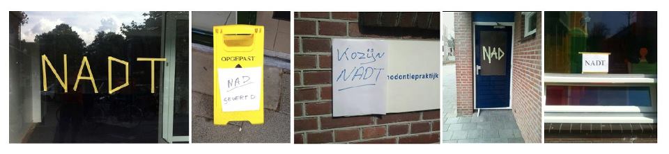 Nad, nadt, nat... Hoe dan ook kun je er beter niet tegenaan leunen