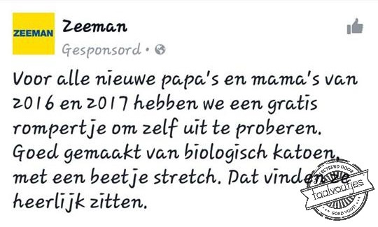 Voor baby's van alle leeftijden.
