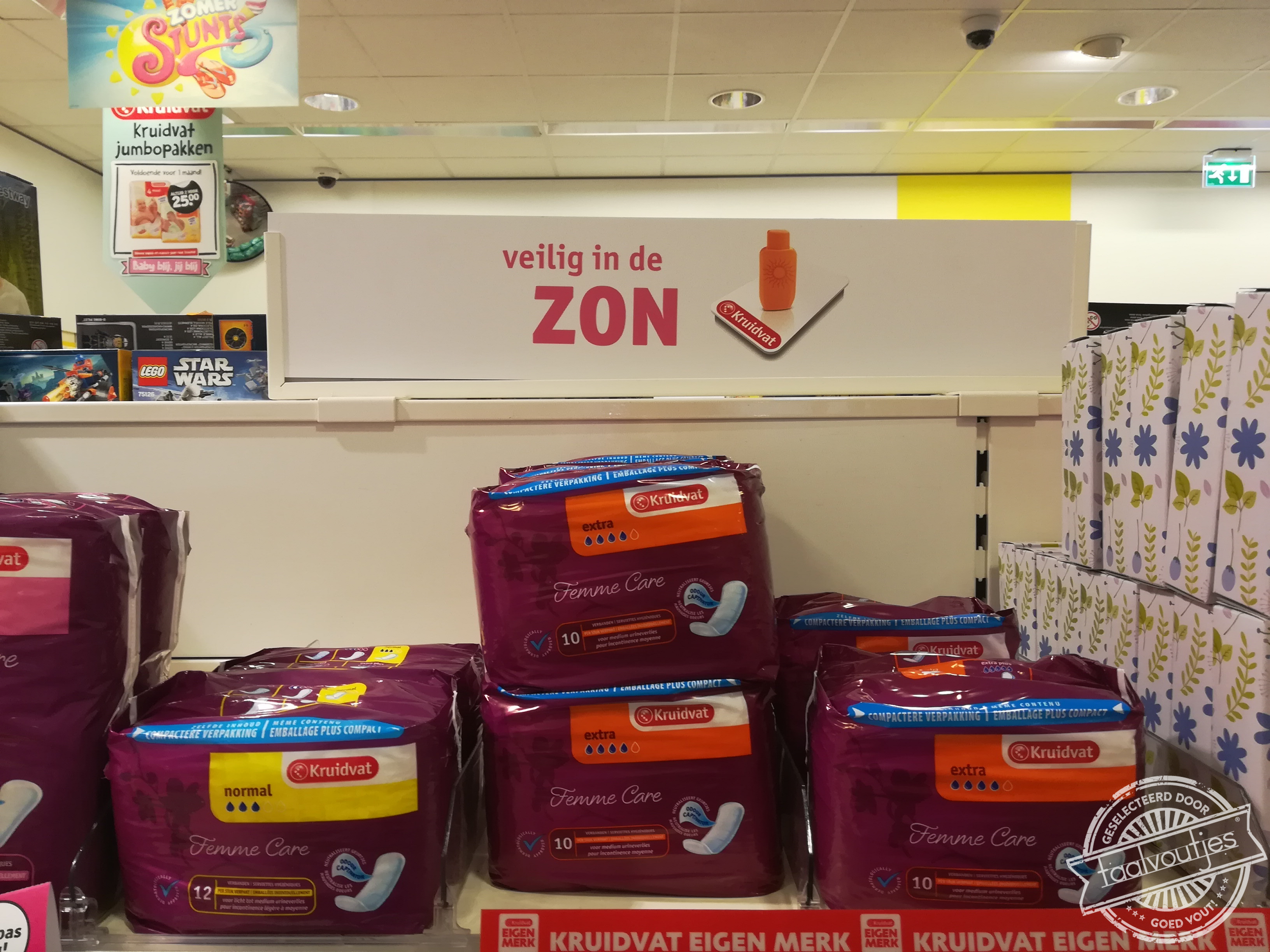 Beschermt goed tegen rode vlekken.